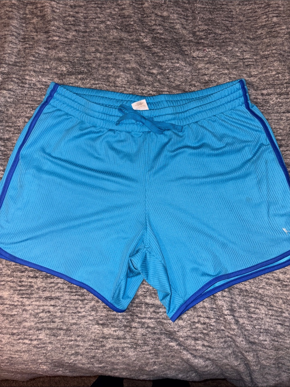 Aqua Mesh Danskin StretchAthletic Shorts